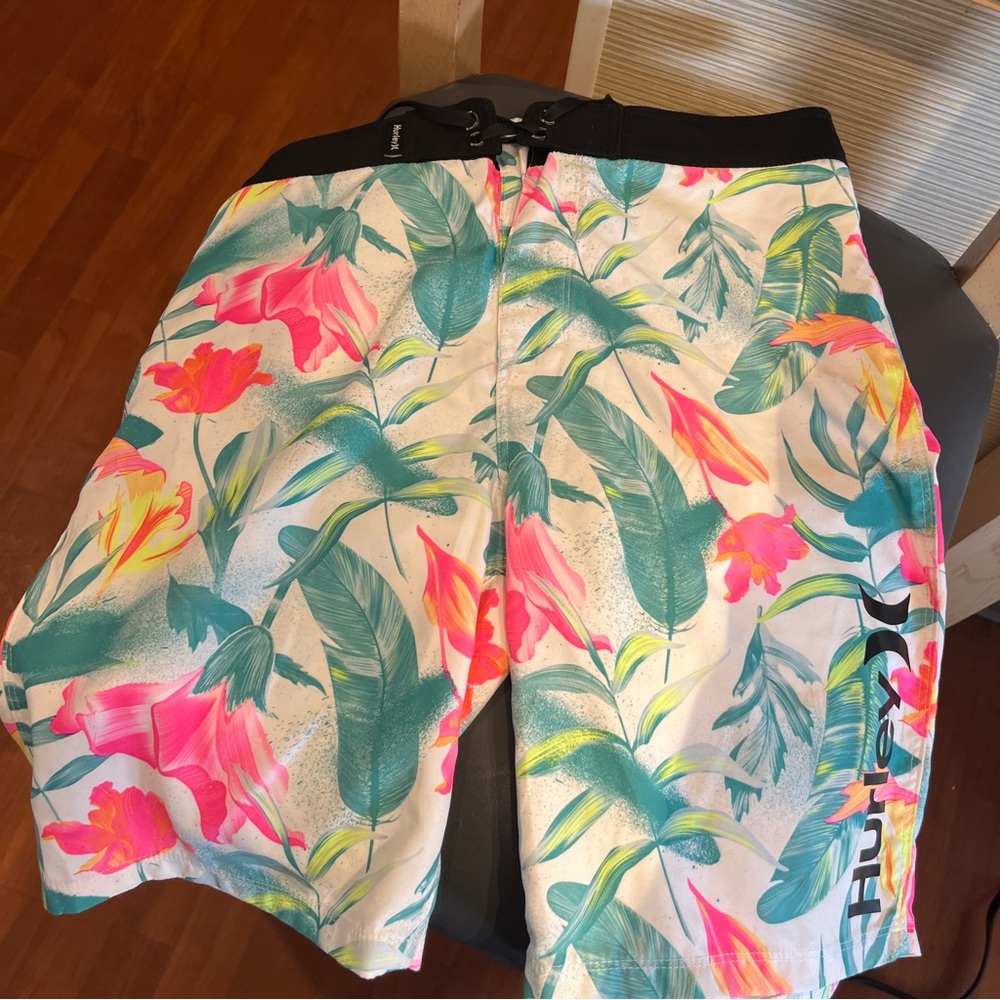 Hurley Black and Pastel Shorts